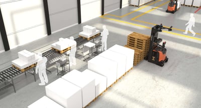 colaboración entre ARM y personal físico en almacén | Integración de AMR en almacenes reales: cómo superar los 