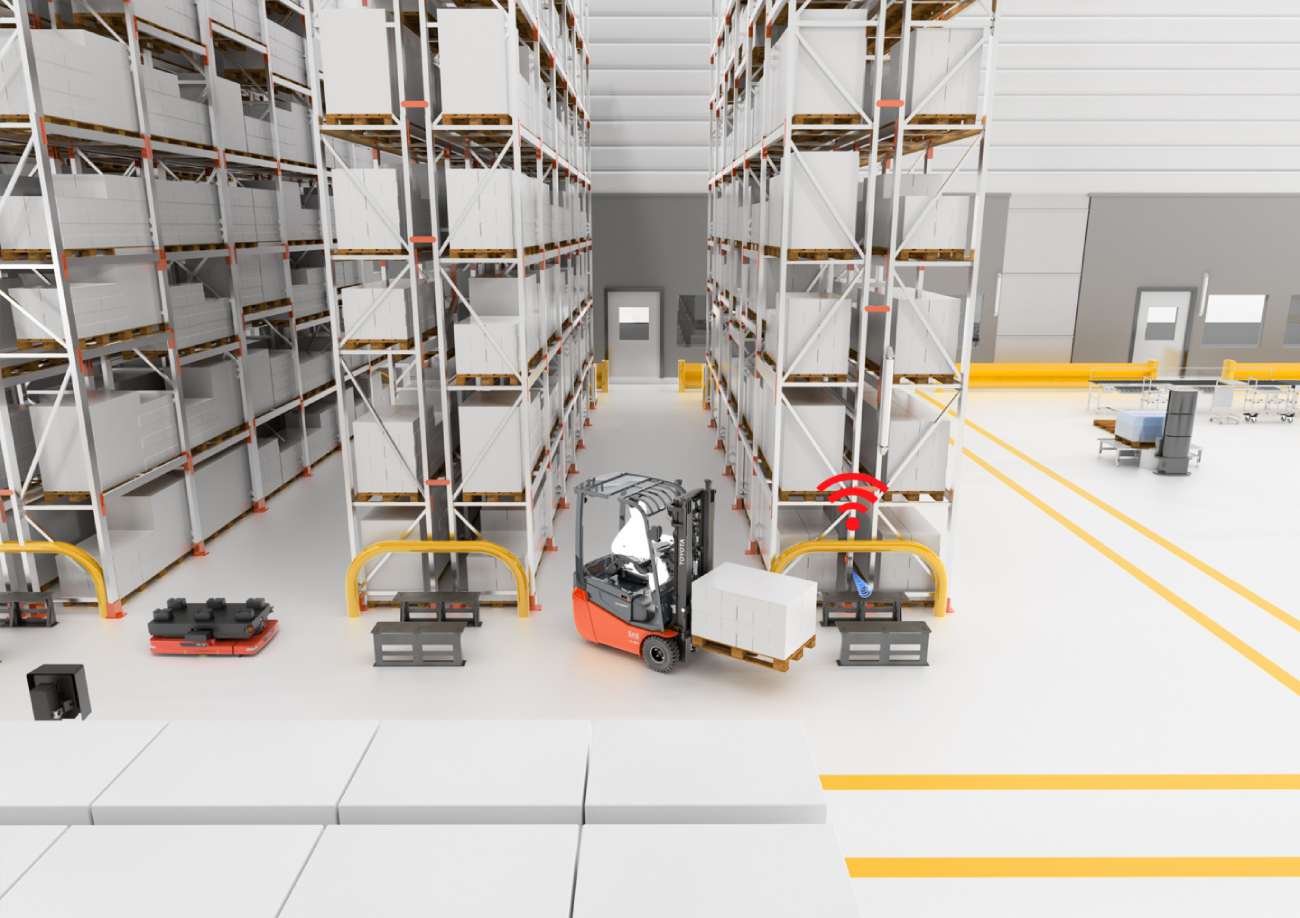 Robot de almacén ayudando a mejorar la calidad del servicio | Toyota Material Handling