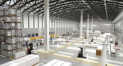 Automatización paso a paso (vista interior almacén) | Sistemas de información logística organizando y optimizando procesos | Toyota Material Handling