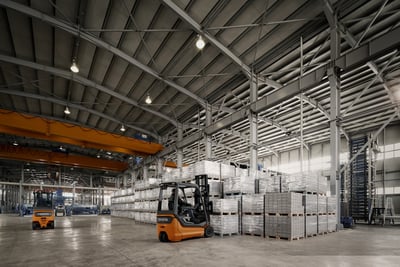 Almacén con carretillas Toyota | Auditoría de seguridad en el almacén: checklist para detectar y priorizar riesgos | Toyota Material Handling