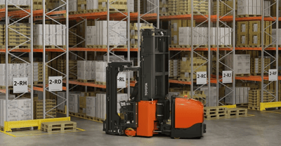 Carretilla VNA optimizar el espacio del almacén sin ampliarlo | Toyota Material Handling